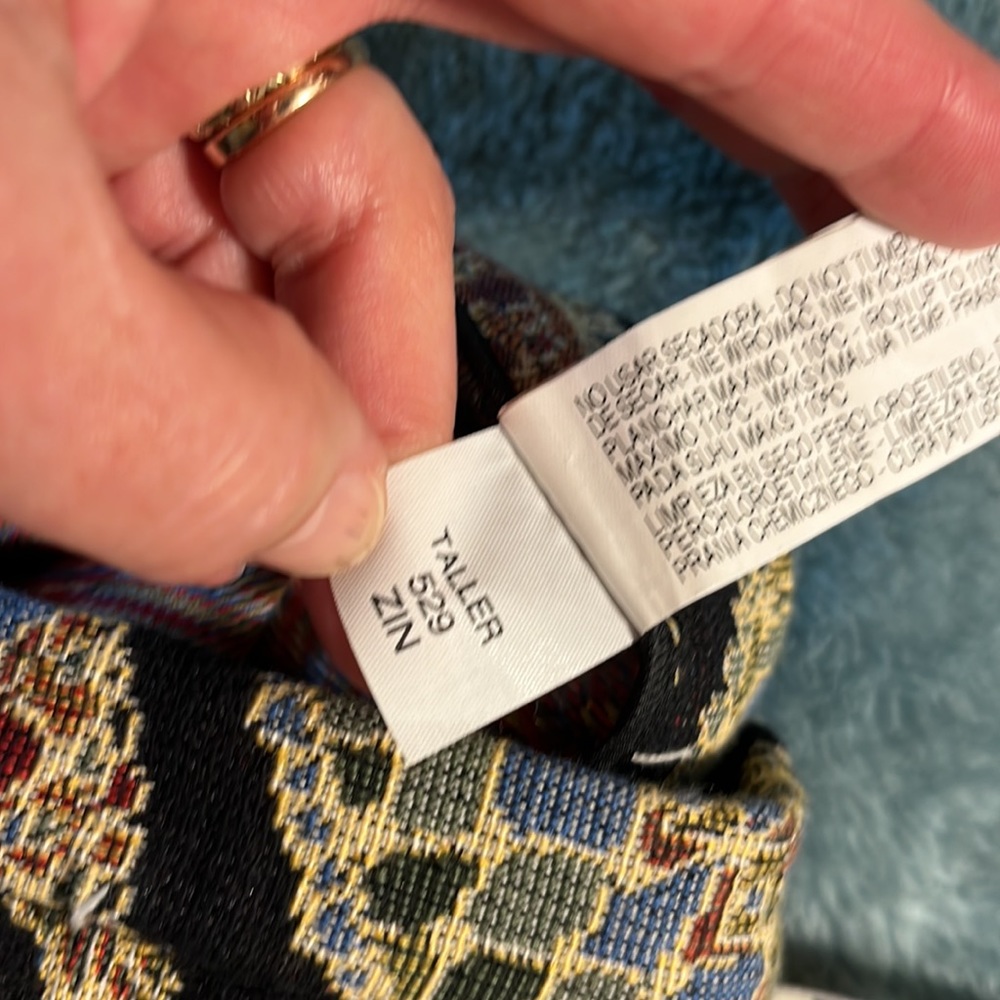 ZARA Trafaluc Collection Woven Tapestry Shorts Boho Retro Shorts  XS - Picture 10 of 11